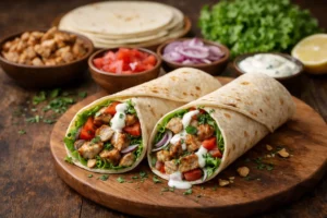Mon wrap poulet maison : les proportions exactes après pas mal d'essais