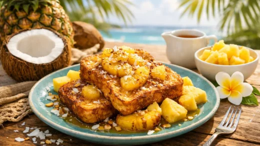 Pain perdu à l’ananas et coco : la recette des îles parfaite pour un matin ensoleillé