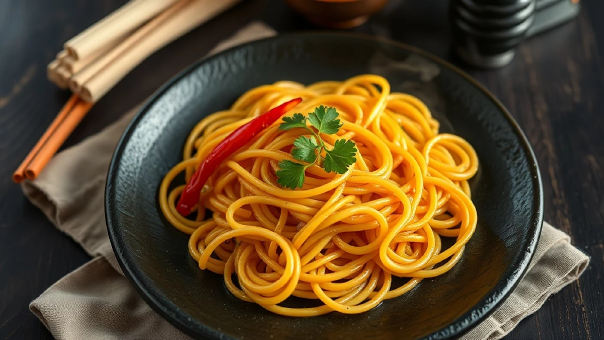 Nouilles udon sautées : la texture élastique et la sauce umami, comment je les prépare