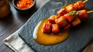 Sauce yakitori maison : la sauce tare pour glazer les brochettes comme au restaurant