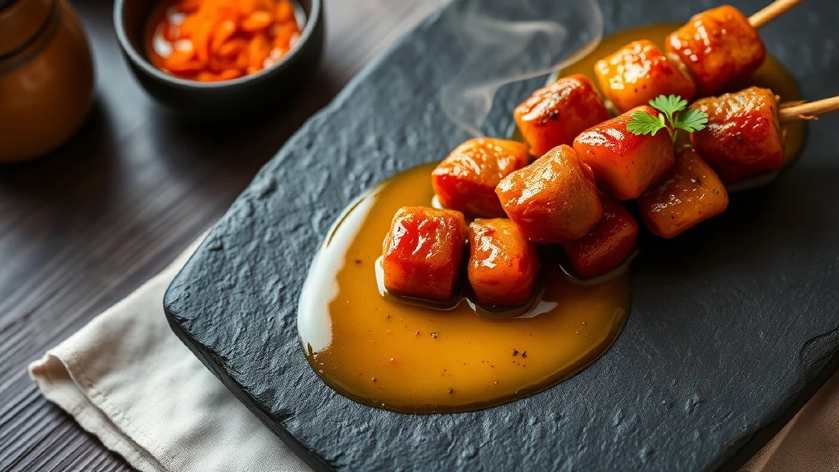Sauce yakitori maison : la sauce tare pour glazer les brochettes comme au restaurant