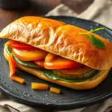 Banh mi maison : le sandwich vietnamien avec sa garniture pickles-carotte et sauce