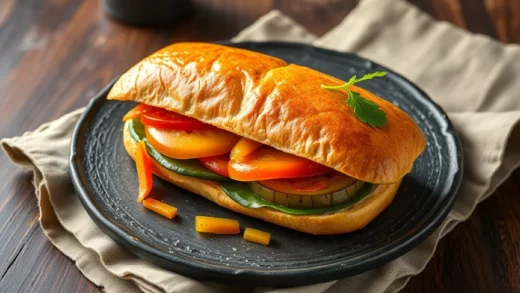 Banh mi maison : le sandwich vietnamien avec sa garniture pickles-carotte et sauce