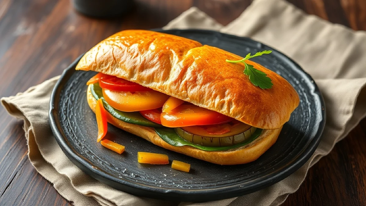 Banh mi maison : le sandwich vietnamien avec sa garniture pickles-carotte et sauce