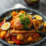 Bibimbap coréen : les légumes sautés séparément et la sauce gochujang maison