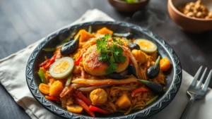 Bibimbap coréen : les légumes sautés séparément et la sauce gochujang maison