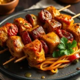 Brochettes de poulet marinées : la marinade qui les rend tendres même sans repos long