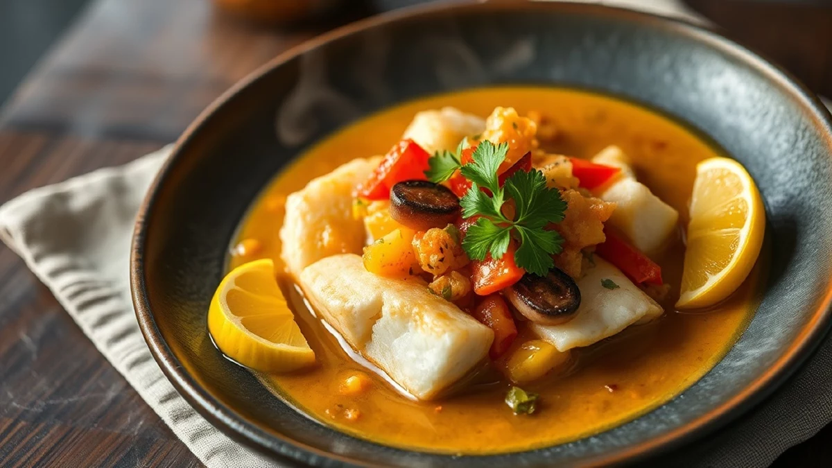 Ceviche péruvien : poisson mariné au citron vert, oignons rouges et piment aji