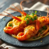 Crevettes en chapelure panko : friture légère et sauce dipping au citron vert