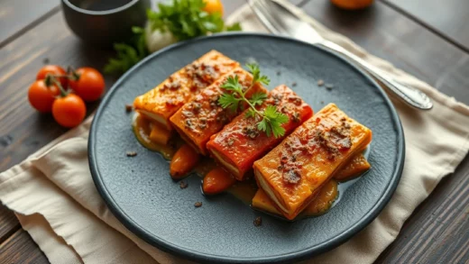 Daurade au four à la marocaine : chermoula, tomates et citron confit