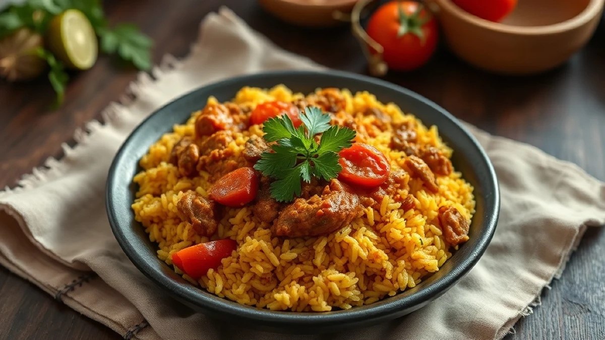 Jollof rice nigérian : le riz en sauce tomate fumée, la méthode et les proportions