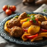 Kefta marocain au four : épices du mélange, façonnage et cuisson en sauce tomate