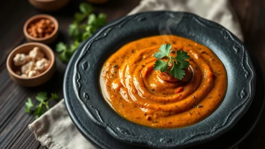 Sauce chermoula marocaine : herbes, cumin et citron pour le poisson et les légumes grillés