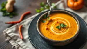 Soupe de maïs asiatique : maïs, gingembre, œuf battu et huile de sésame en 15 minutes
