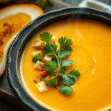 Soupe thaïe : lait de coco, galanga, citronnelle — la base tom kha que je fais en semaine