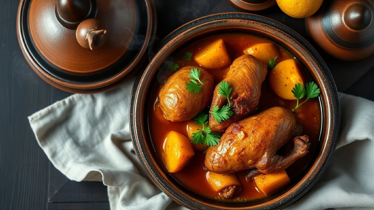 Tajine de poulet aux citrons confits : cocotte ou tajine, les deux méthodes comparées