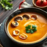 Tom yam : la soupe thaïlandaise claire aux champignons, version végétarienne possible