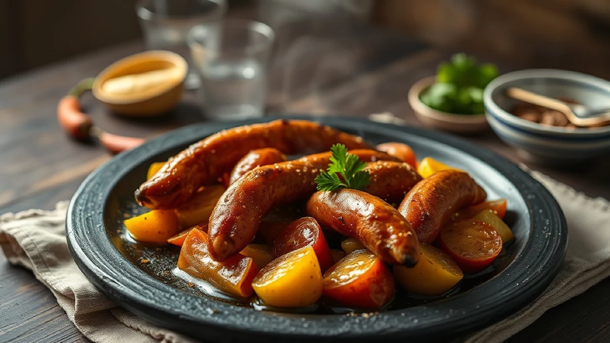 Andouillette à l&rsquo;air fryer : temps et température pour un résultat croustillant sans odeur