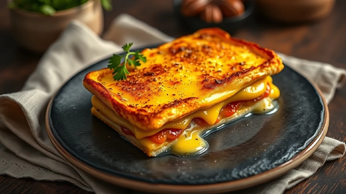 Croque-monsieur à l&rsquo;air fryer Ninja : temps, température et résultat vraiment croustillant