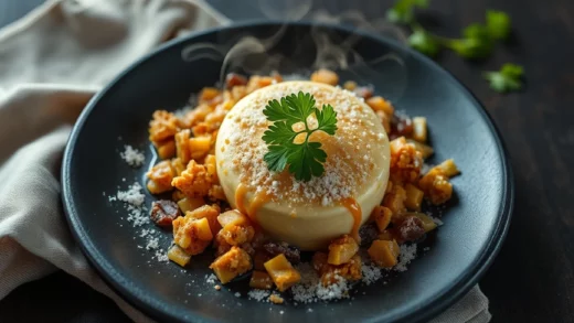 Crumble aux poires et chocolat : la pâte sablée granuleuse et la garniture fondante