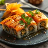 Maki au saumon maison : riz vinaigré, découpe du poisson et roulage sans natte de bambou