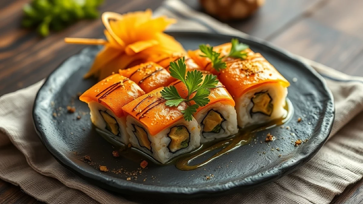 Maki au saumon maison : riz vinaigré, découpe du poisson et roulage sans natte de bambou