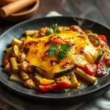 Gratin de courgettes au chèvre : tranches fines, fromage de chèvre et herbes de Provence