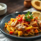 Salade créole au poulet, mangue et citron vert : le repas froid prêt en 15 minutes