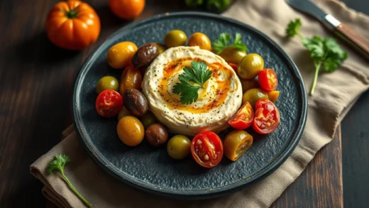 Salade de pâtes méditerranéenne : olives, tomates séchées, feta et herbes fraîches