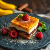 Tiramisu à la framboise : biscuits imbibés au jus de framboise et crème mascarpone légère