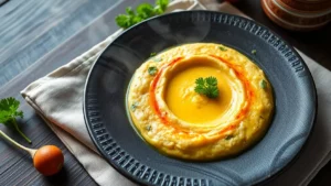Brandade de morue maison — plat fini vu de dessus