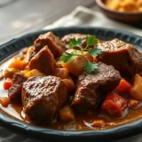 Mafé sénégalais maison : bœuf mijoté, pâte d&rsquo;arachide et patate douce, la recette