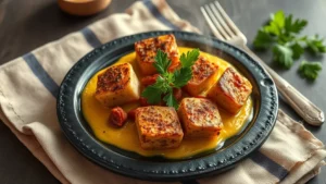 Os à moelle au four — plat fini vu de dessus