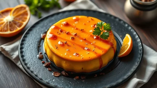 Gâteau à l&rsquo;orange sanguine : jus frais, zeste et glaçage simple au sucre glace