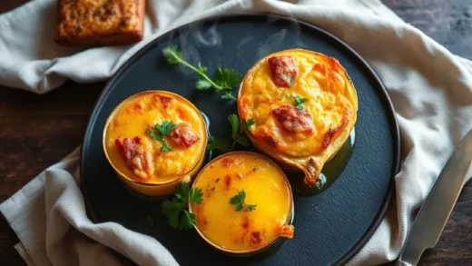 Gratin de coques et poireaux : cuisson rapide des coques, poireaux fondus et crème légère