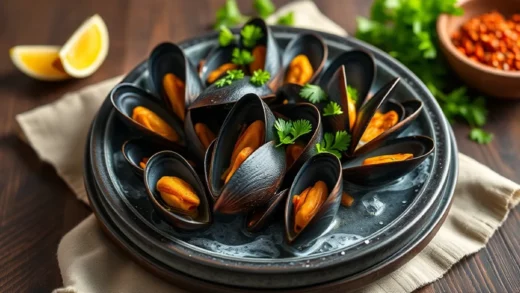 Moules marinières maison : vin blanc, échalotes, persil et cuisson à la vapeur, les proportions
