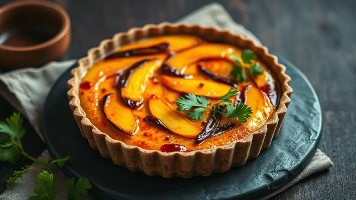 Tarte au chocolat et fleur de sel : ganache intense, fond de sablé et fleur de sel au-dessus