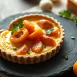 Tarte aux abricots et crème d&rsquo;amandes : frangipane, abricots à peine cuits et pâte sablée