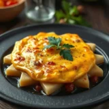 Tartiflette maison authentique : reblochon entier, lardons et pommes de terre vapeur