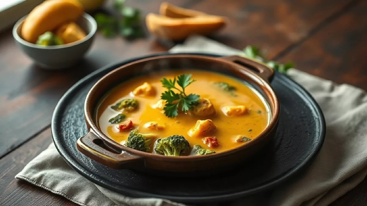 Velouté de brocolis et stilton : association anglaise que j&rsquo;ai adoptée, crème et noix