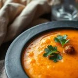 Velouté de potimarron : cuisson rapide, crème légère et épices d&rsquo;automne