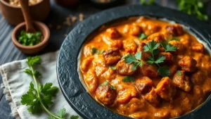 Chermoula marocaine — plat fini vu de dessus