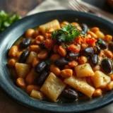 Comment je cuisine les haricots noirs cubains pour obtenir ce bouillon riche et velouté en résultat