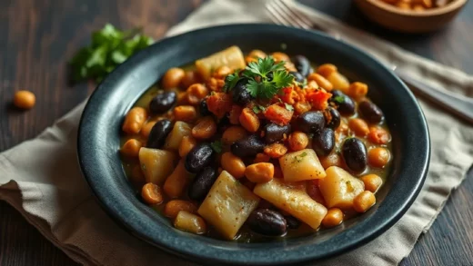 Comment je cuisine les haricots noirs cubains pour obtenir ce bouillon riche et velouté en résultat