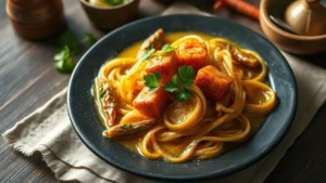 11 recettes vietnamiennes rapides que j'ai testées avec mon budget serré de famille nombreuse — plat fini vu de dessus